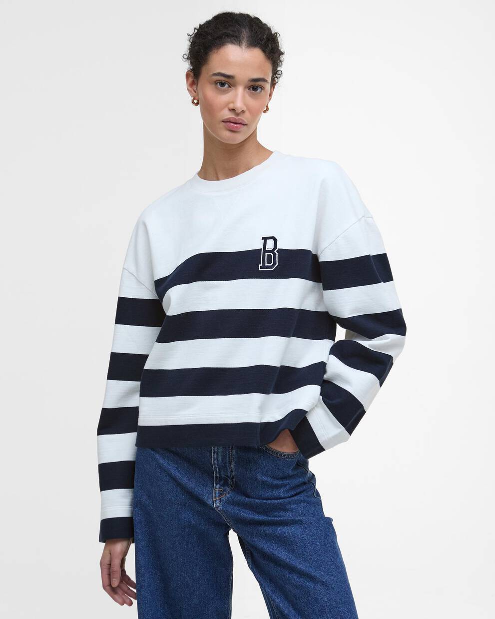 Faye Striped Sweatshirt