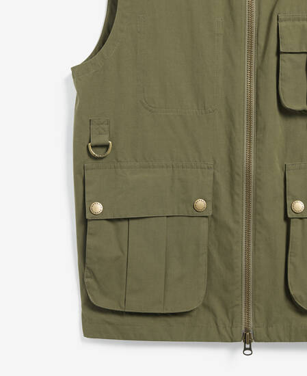 Gwen Gilet Burnt Olive/Ancient