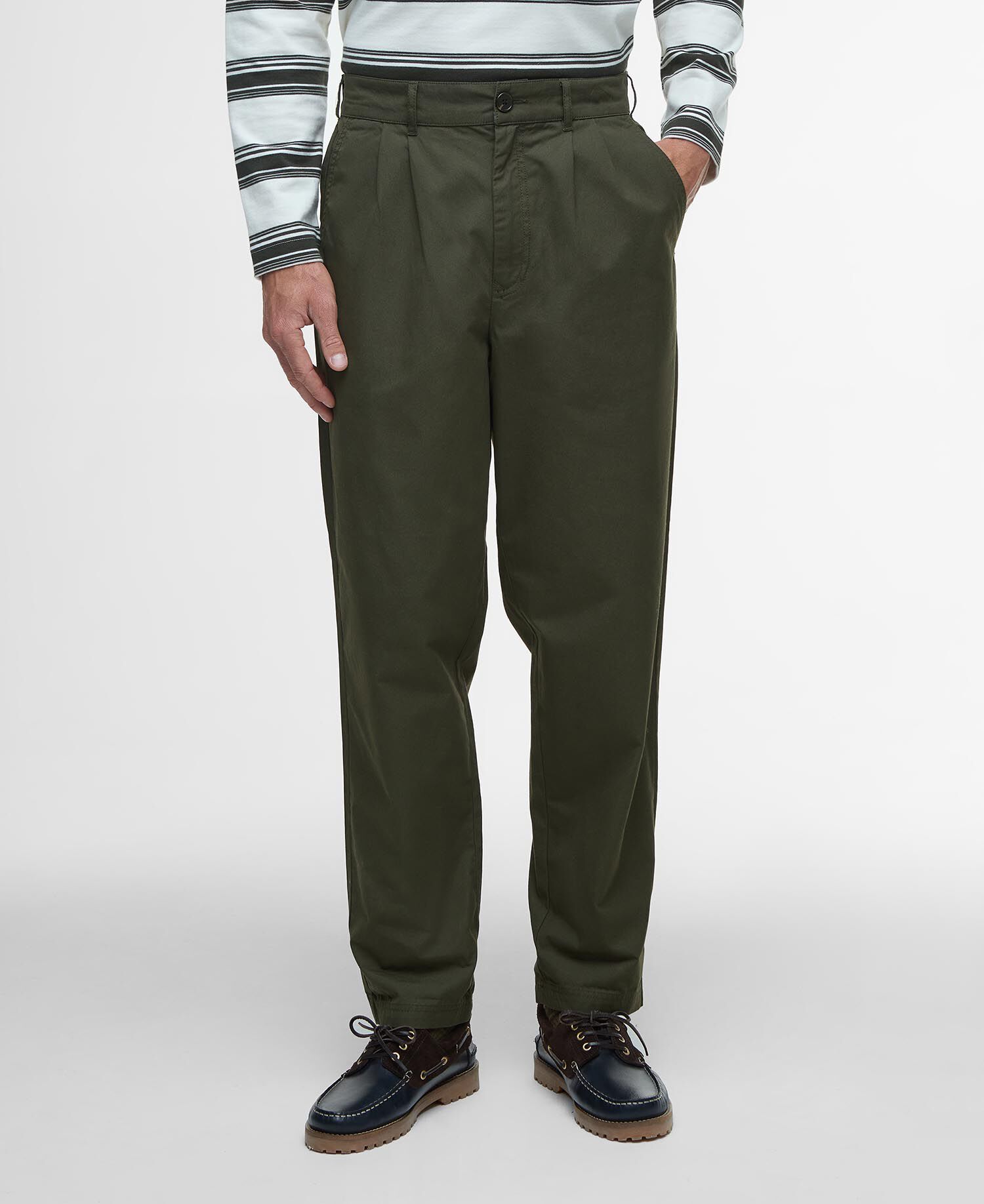 Cole Relaxed Trousers Olive