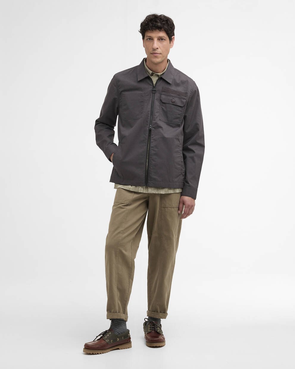 Overshirt Crail in ripstop cerato