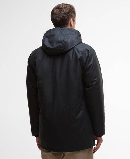 Bedale Waxed Parka Navy