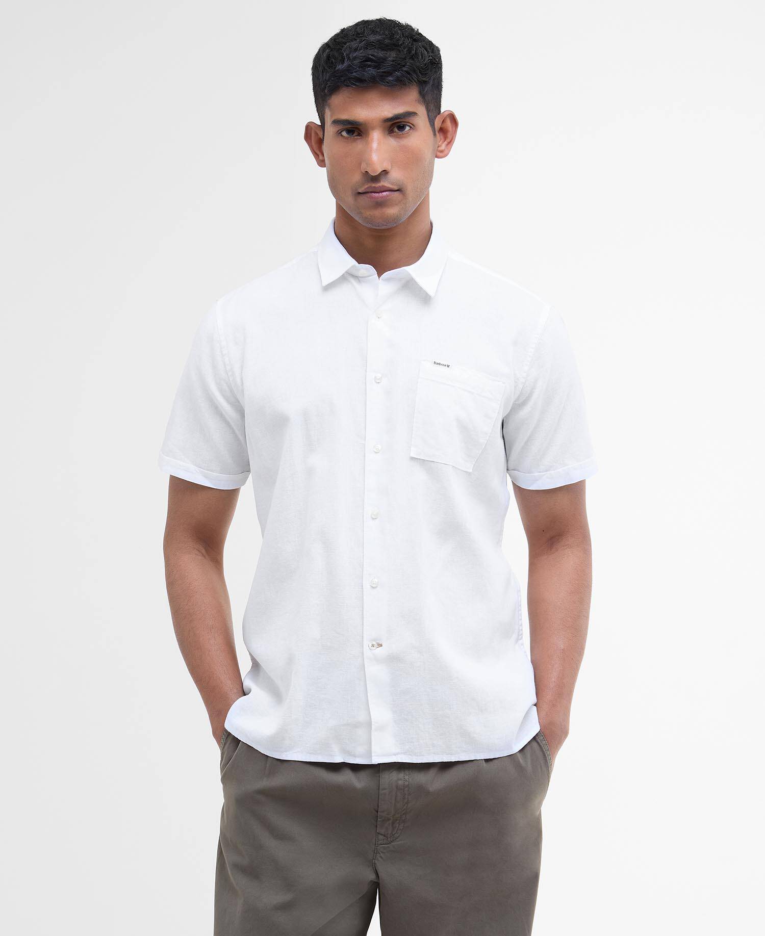 Nelson Regular Short-Sleeved Shirt Classic White image number 0
