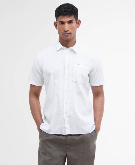 Nelson Regular Short-Sleeved Shirt Classic White