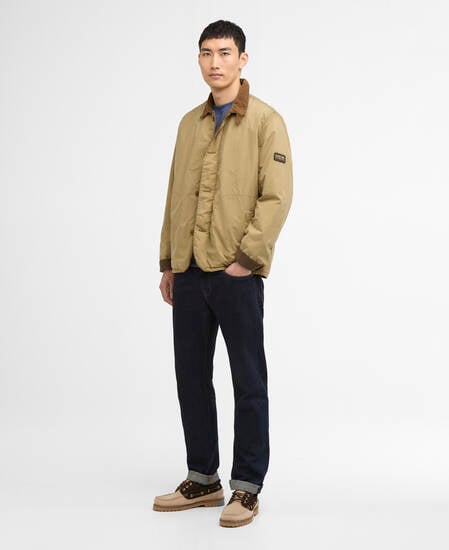 Troon Washed Waxed Jacket Sand