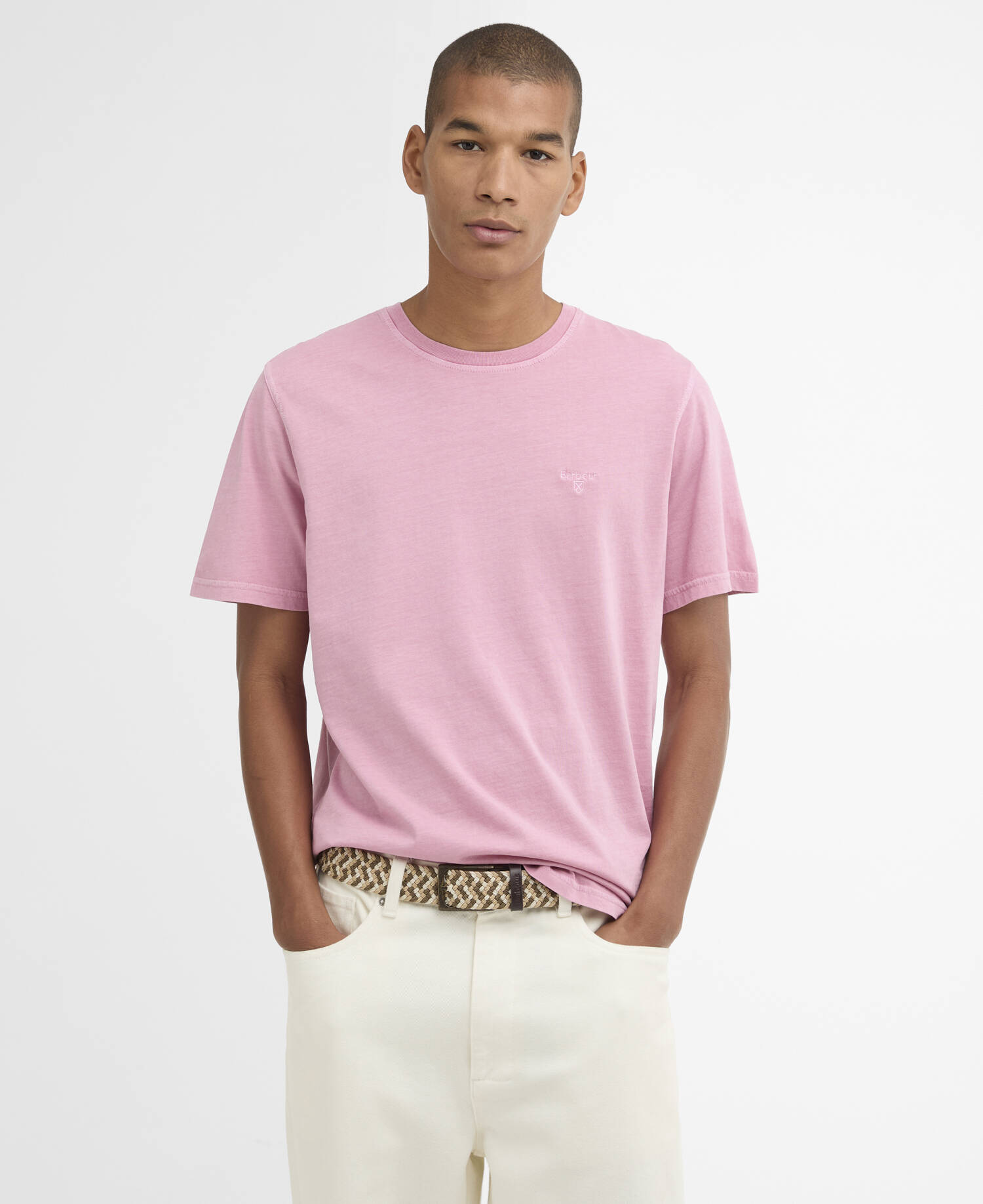 Washed Tartan T-Shirt Washed Pink image number 0