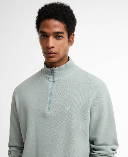 Ravensworth Quarter-Zip Sweatshirt Dusty Slate