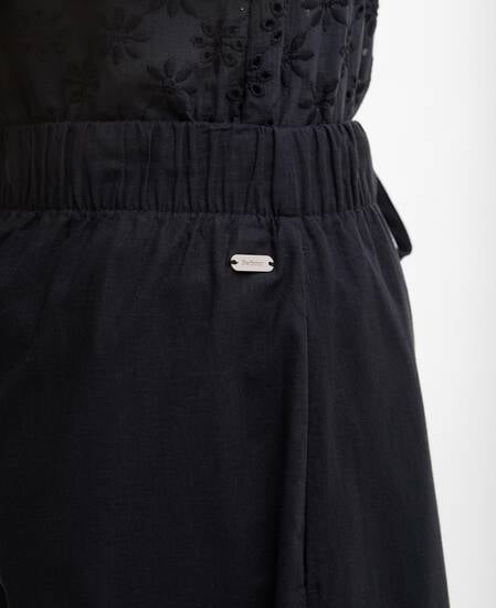 Josie Wide-Leg Trousers Dark Navy