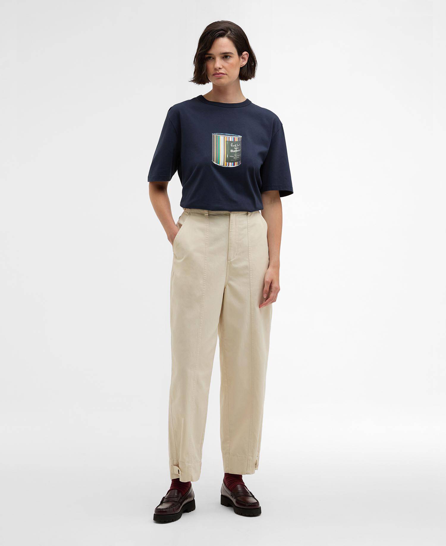 Paul Smith loves Barbour Wax Can Graphic T-Shirt image number 4