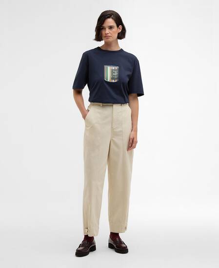 Paul Smith loves Barbour Wax Can Graphic T-Shirt Champion Blue