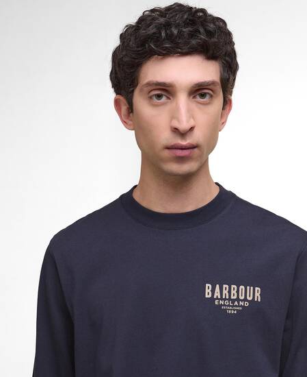 Redford Long-Sleeved T-Shirt Dark Navy