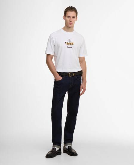 Barbour x Baracuta Vinyl Oversized T-Shirt White