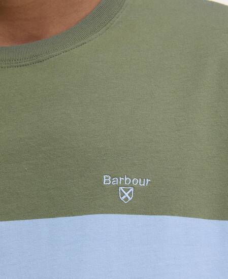 Braeside Striped T-Shirt Light Moss Braeside Striped T-Shirt Light Moss