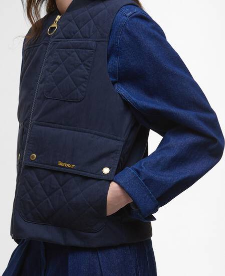 Theodora Gilet Dark Navy Theodora Gilet Dark Navy