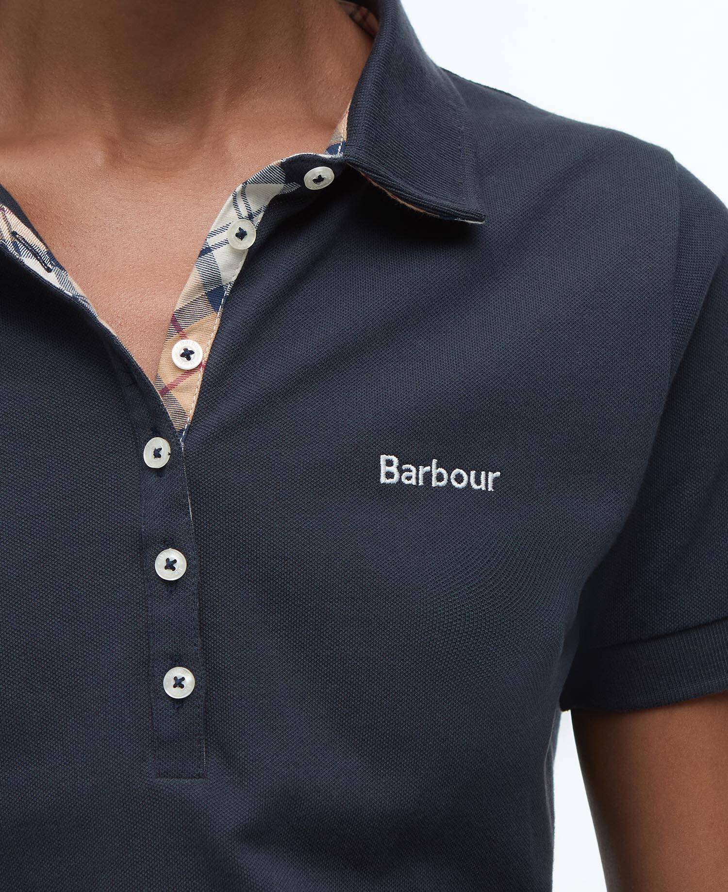 Portsdown Polo Shirt Navy/Hessian image number 5