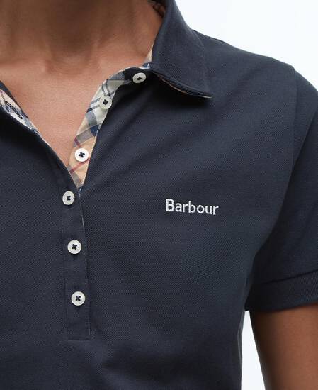 Portsdown Polo Shirt Navy/Hessian