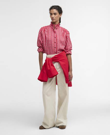 Esther Gingham Oversized Shirt Multi