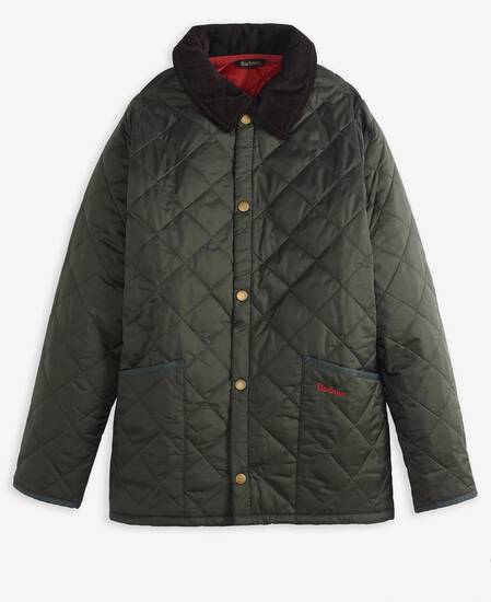 Boys' Liddesdale® Quilted Jacket Dark Olive-Red