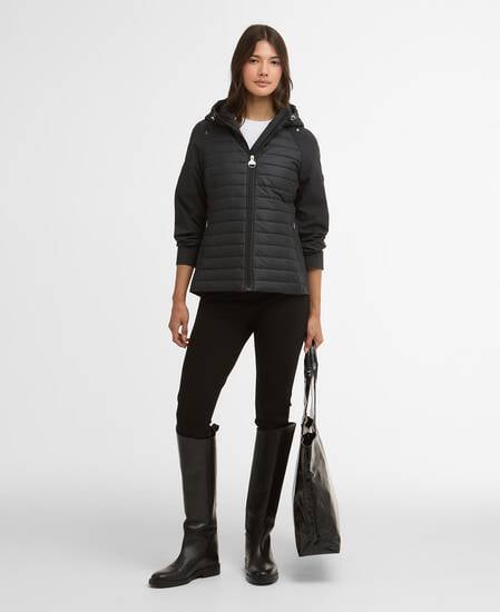 Valentina Quilted Sweat Black