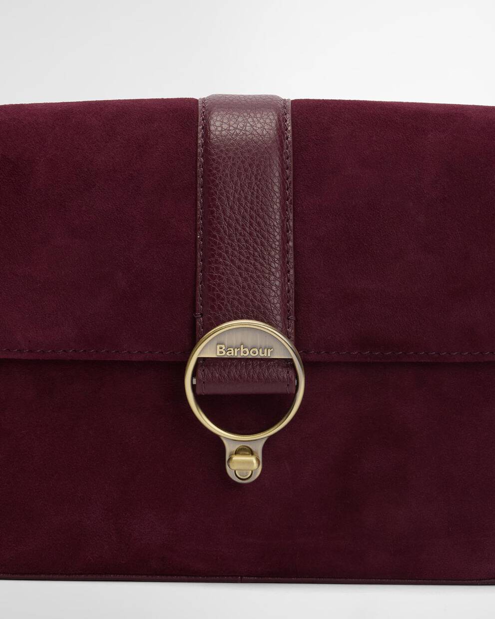 Rosa Suede & Leather Crossbody Bag
