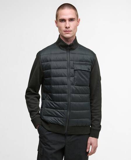 Heysham Quilted Sweatshirt Sage Heysham Quilted Sweatshirt Sage