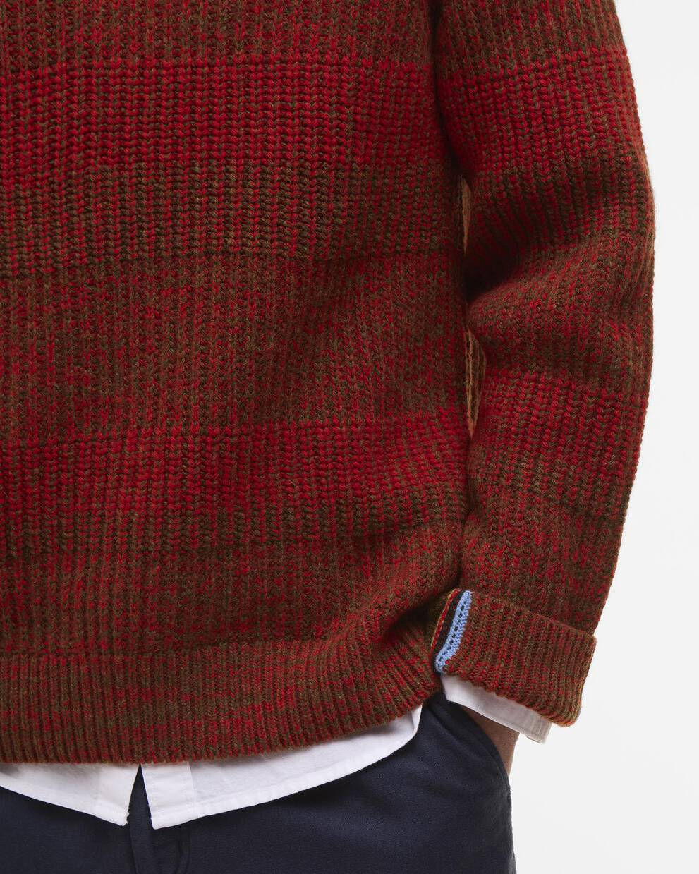 Maglione girocollo Saddle Paul Smith loves Barbour