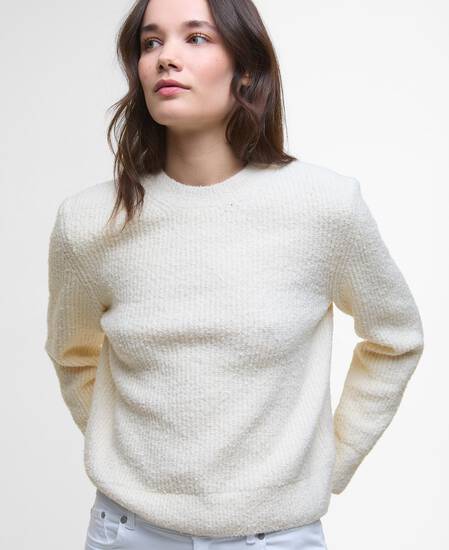 Luciana Crew Neck Jumper Cloud