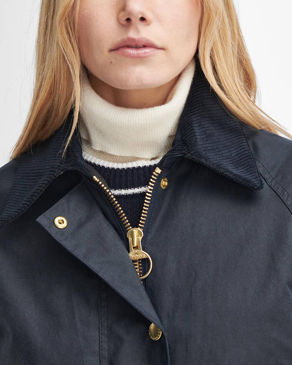 Long Beadnell Waxed Jacket