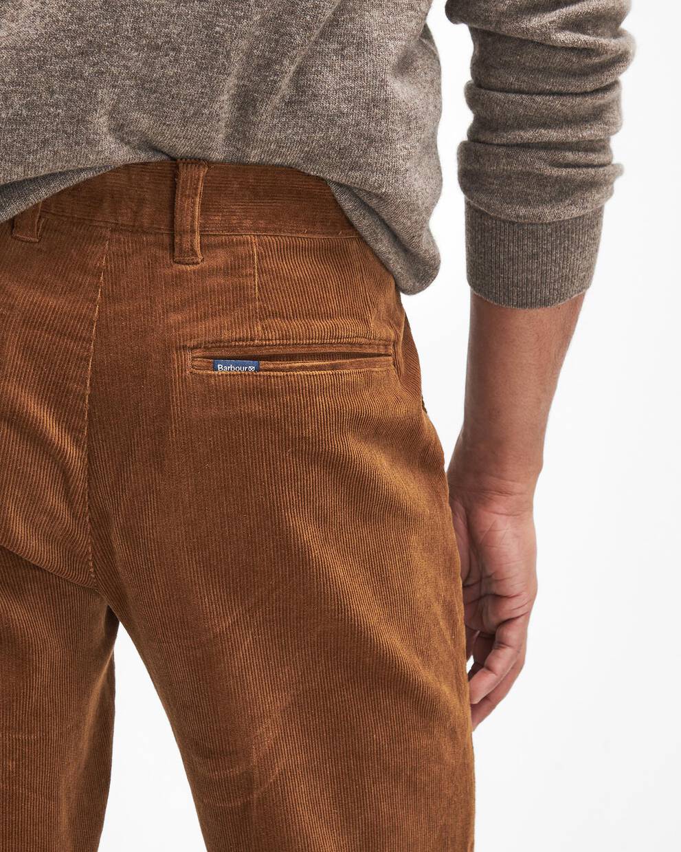 Stretch Cord Tailored Trousers