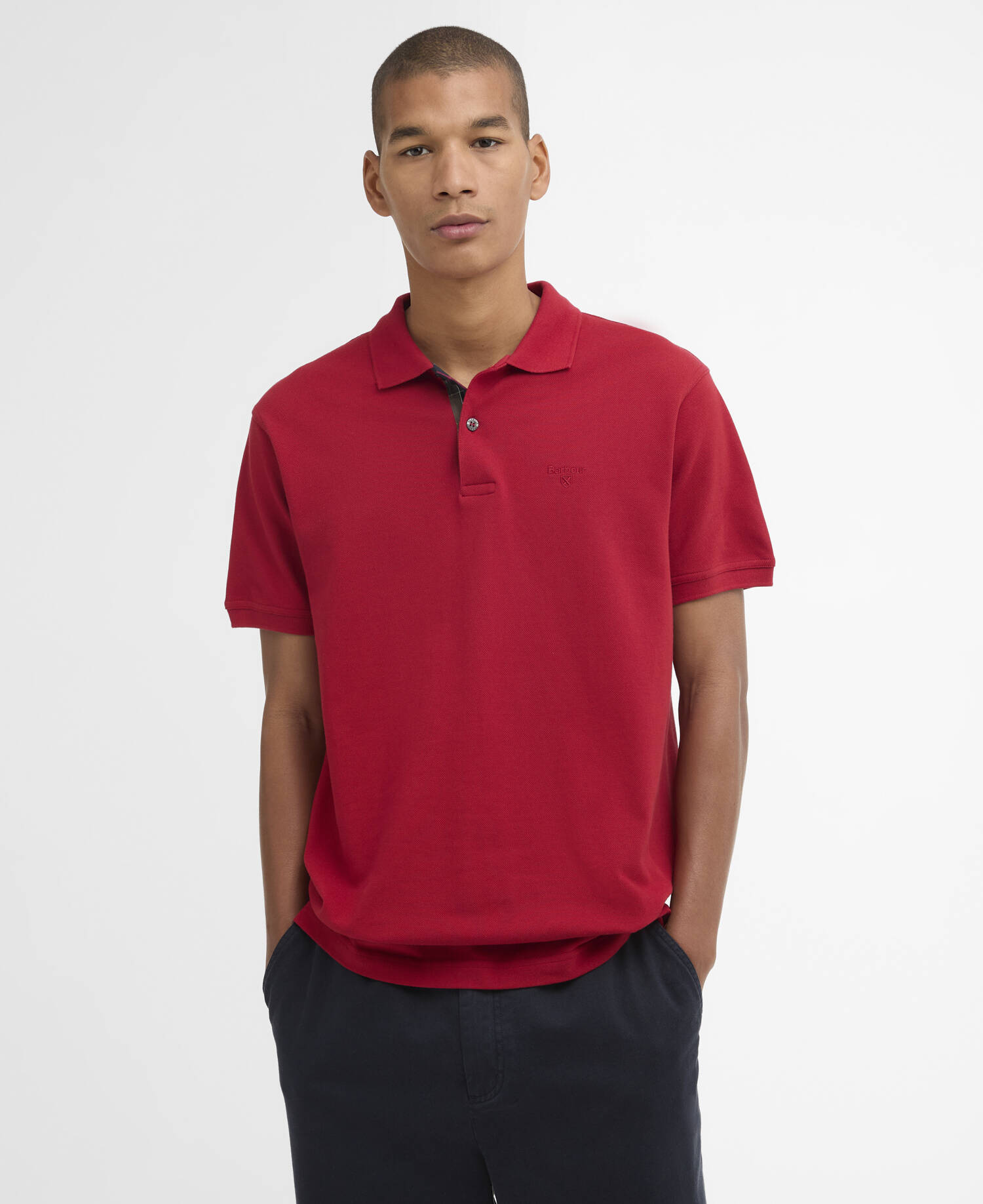 Poloshirt Pima Cotton Tailored Red image number 0