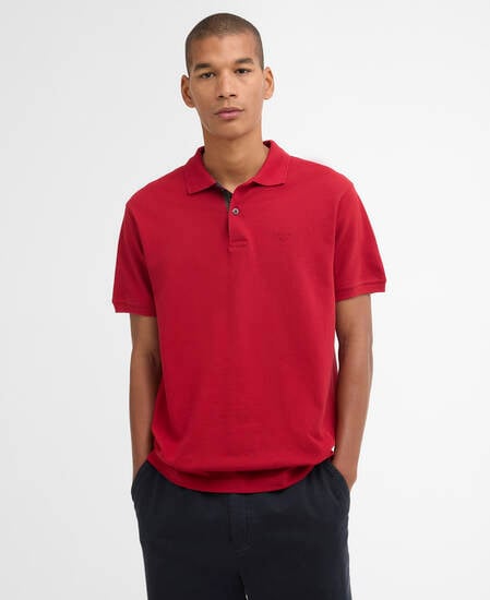 Pima Cotton Tailored Polo Red