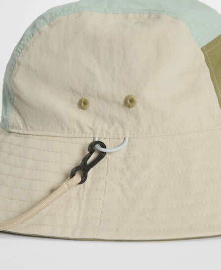 Festival Reversible Bucket Hat Bleached Olive