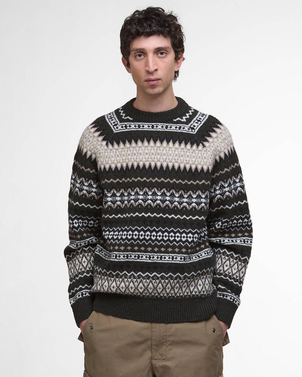 Hase Fair Isle Crew Neck Jumper