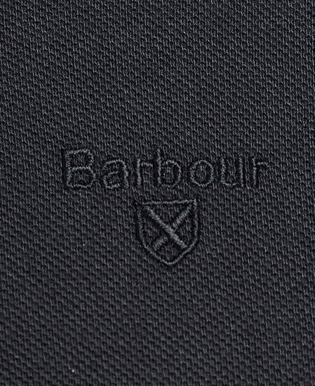 Essential Long-Sleeved Polo Shirt Classic Black
