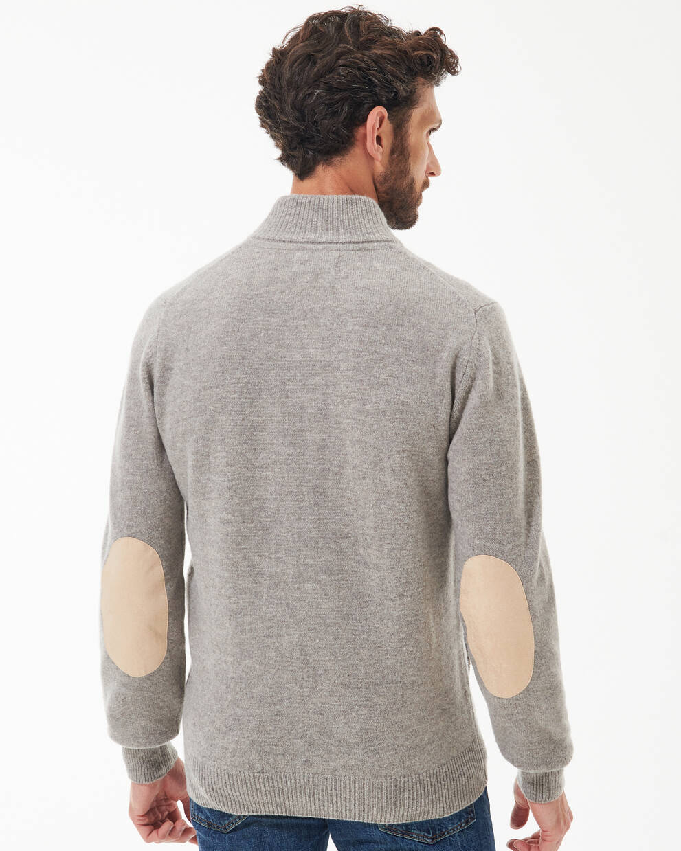 Essential Elbow-Patch Cardigan