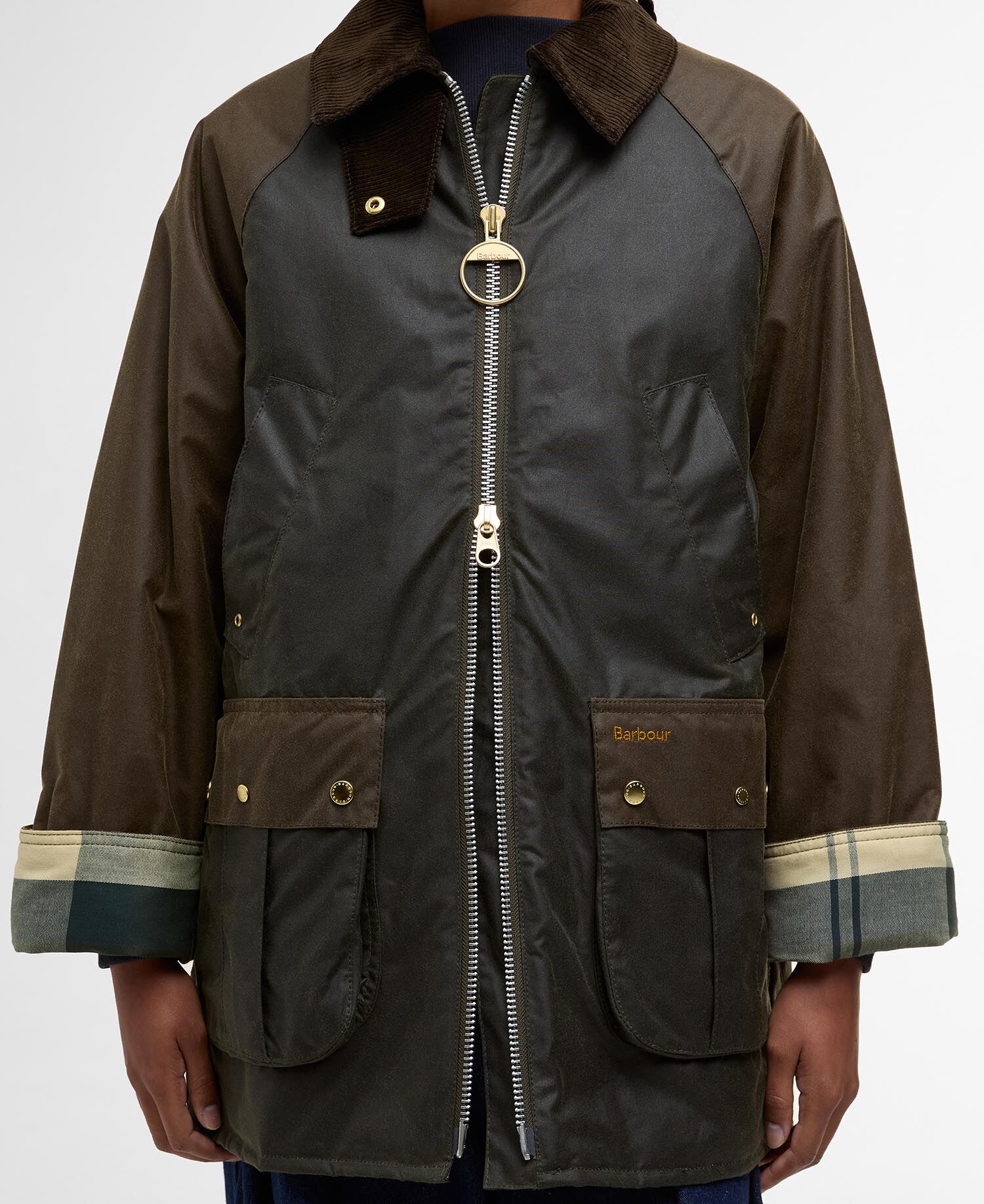 Kettlewell Waxed Jacket Archive Olive/Beech/Ancient Tartan