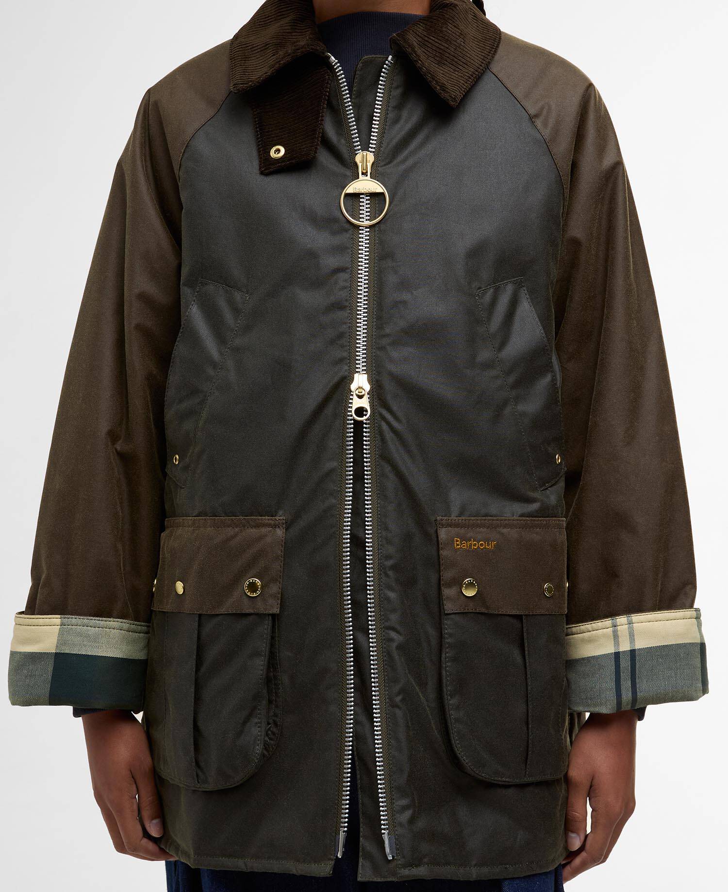 Kettlewell Waxed Jacket Archive Olive/Beech/Ancient Tartan image number 4
