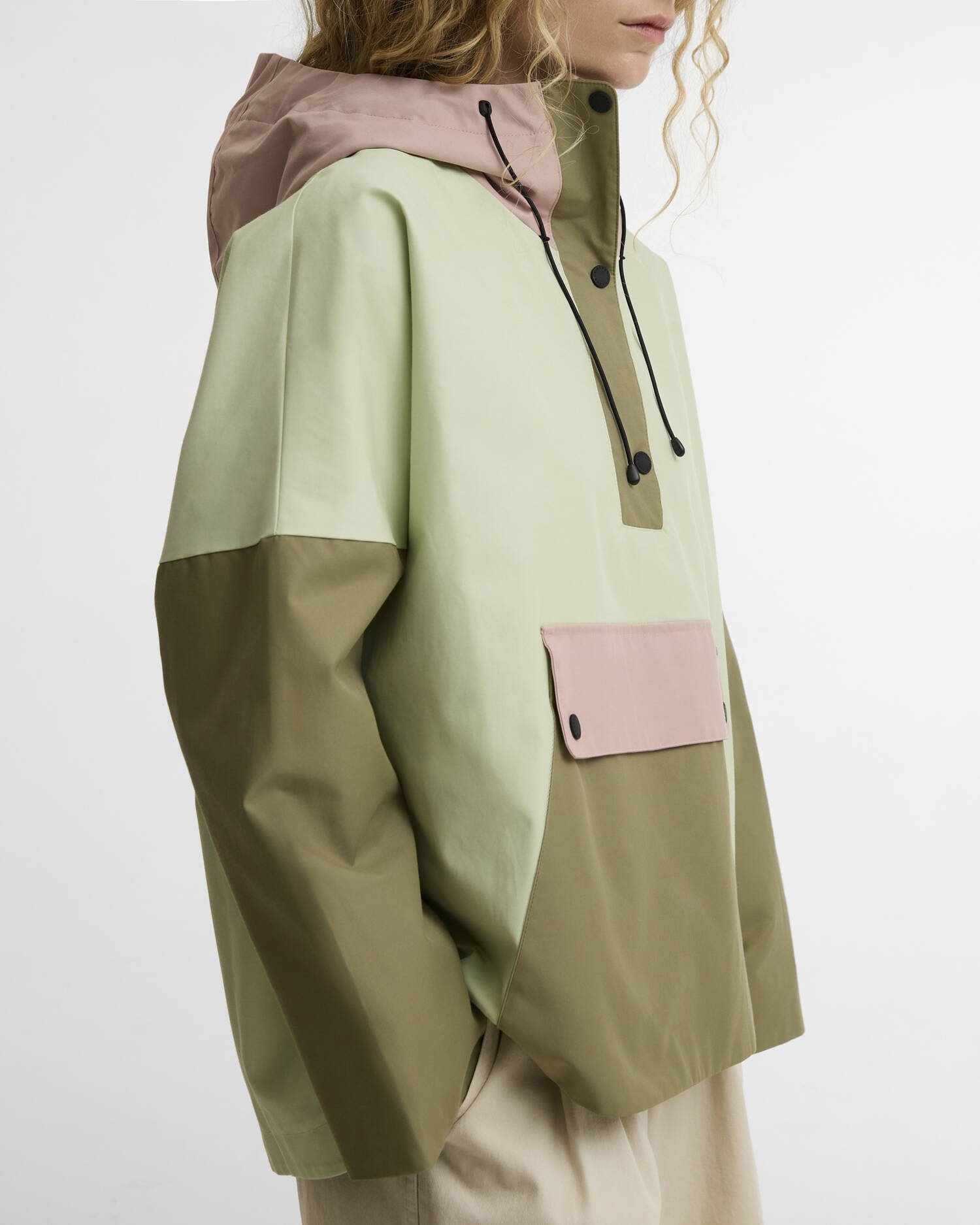 Giacca antipioggia Bedafell Spring Green / Gardenia / Bleached Olive image number 3