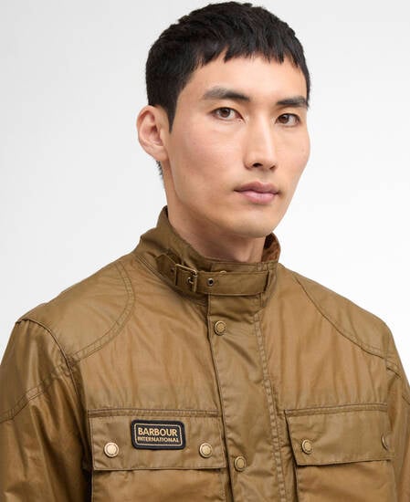 Merton Waxed Jacket Sand