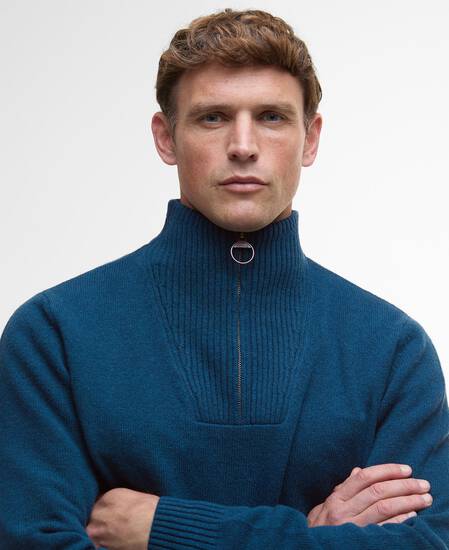 Felpa con mezza zip Nelson Essential Mallard Green Felpa con mezza zip Nelson Essential Mallard Green