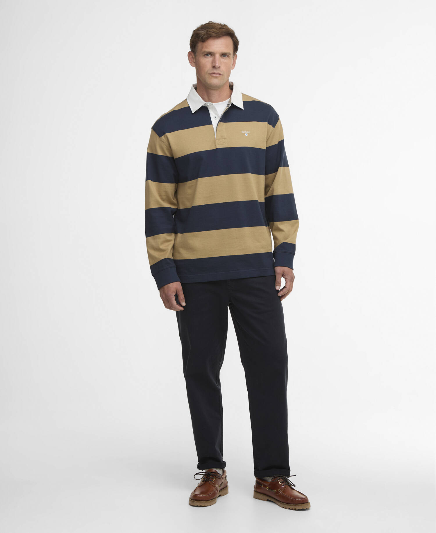 Broome Rugby Shirt Navy/Trench image number 1