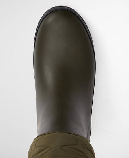 Gummistiefel Marnie Quilted Olive/Black