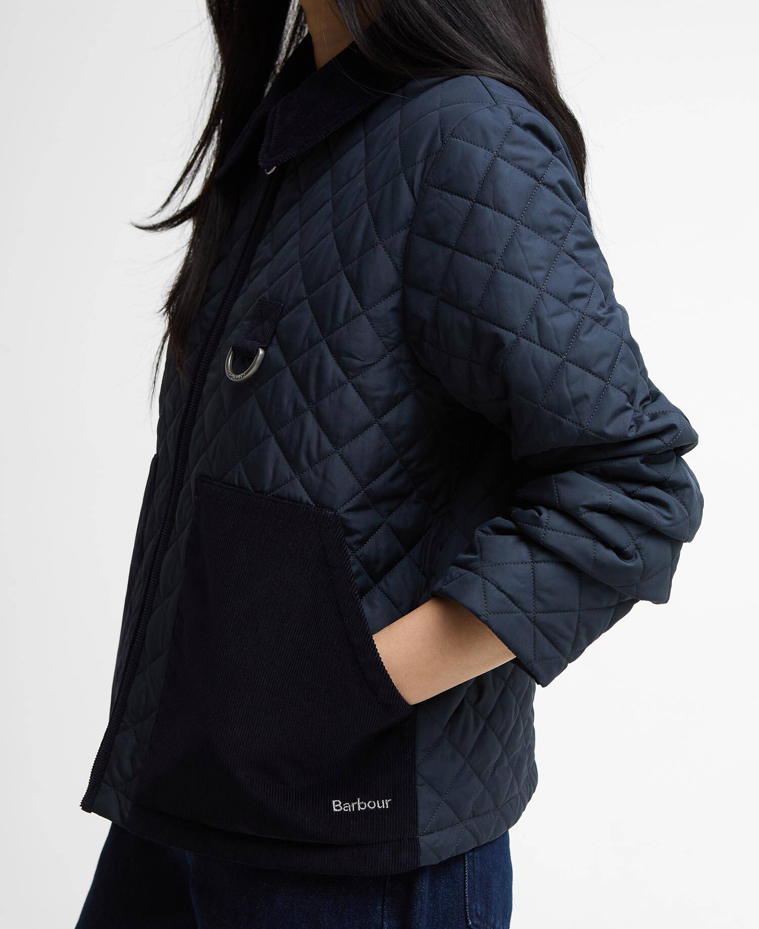 Aylesby Quilted Jacket Dark Navy image number 4