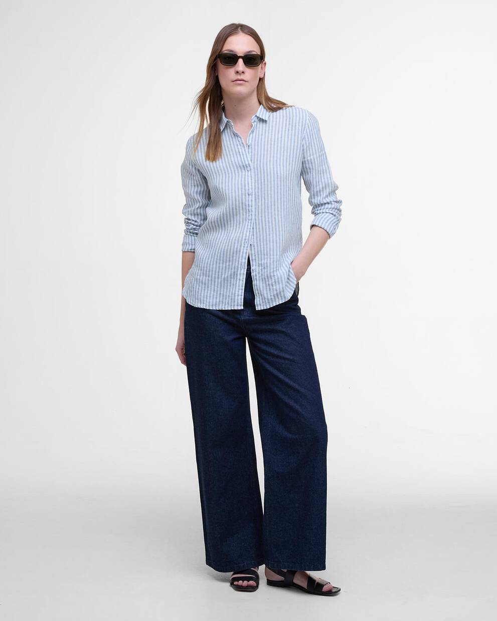 Marine Relaxed Long-Sleeved Shirt