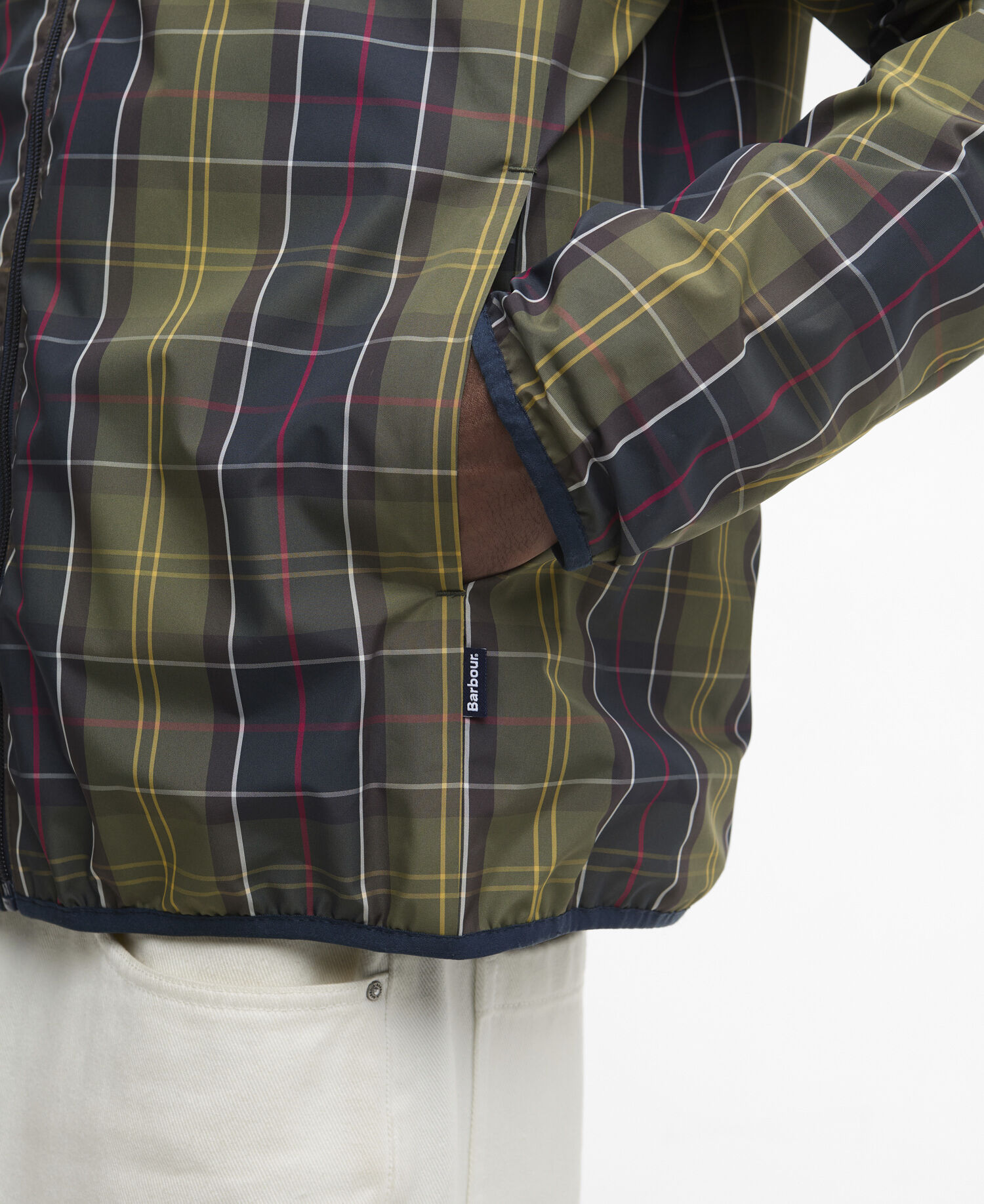 Reversible Korbel Showerproof Jacket Navy