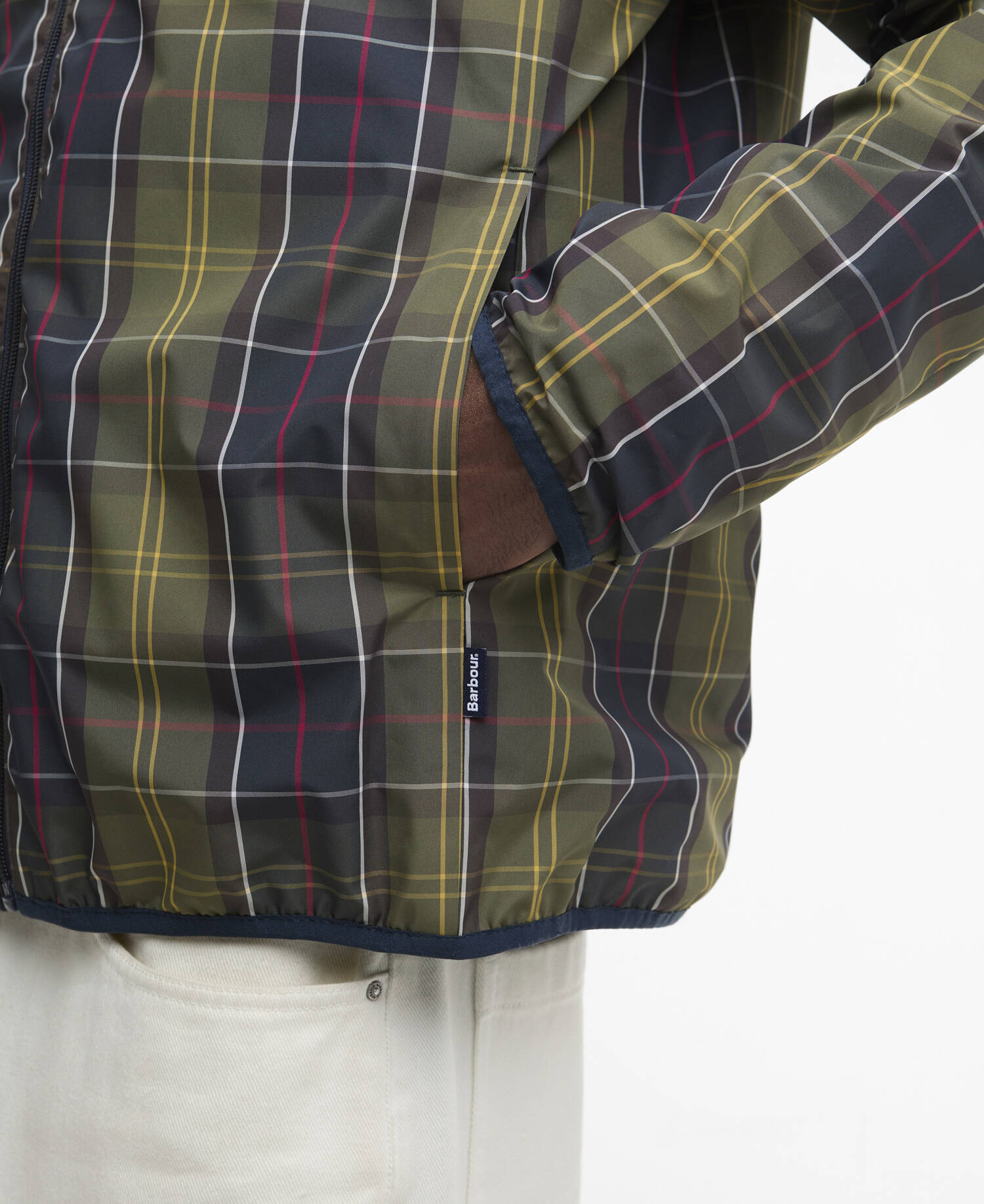 Reversible Korbel Showerproof Jacket Navy image number 5