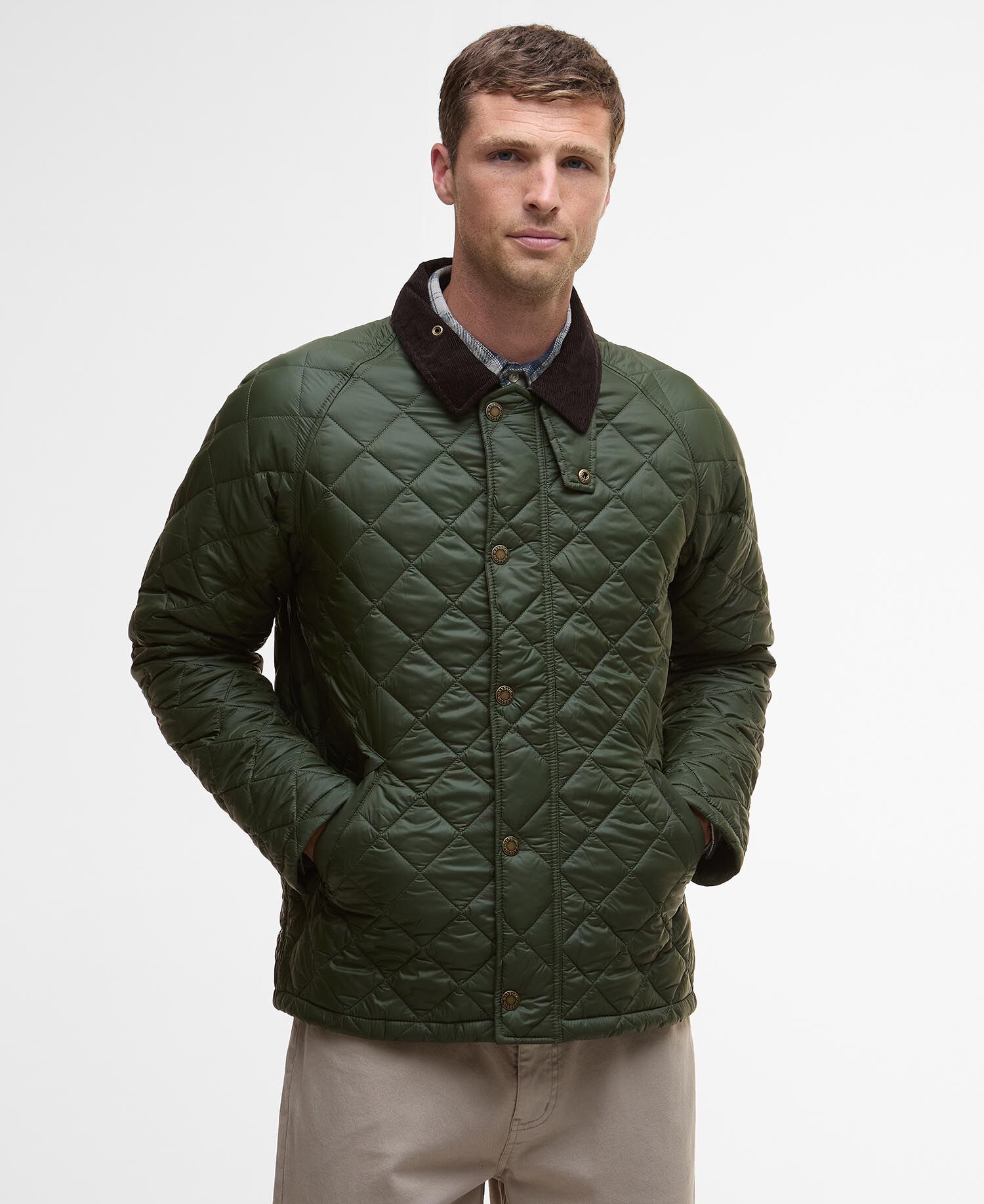 Barbour ダークグリーンジャケット Barbour Beaufort ダークグリーンジャケット メンズビギ MEN'S BIGI