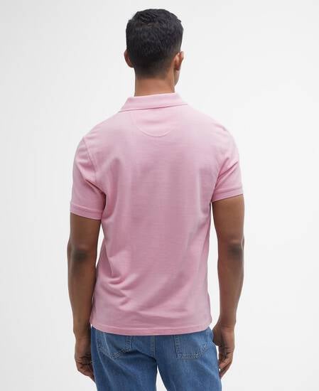 Sports Short-Sleeved Polo Shirt Classic Pink