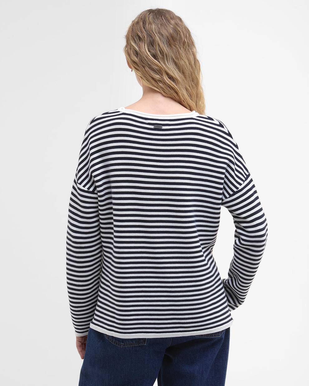 Marine Striped Crew Neck Jumper