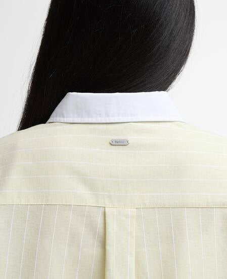 Hemd Avon Striped Relaxed Soured Citrus/White Stripe