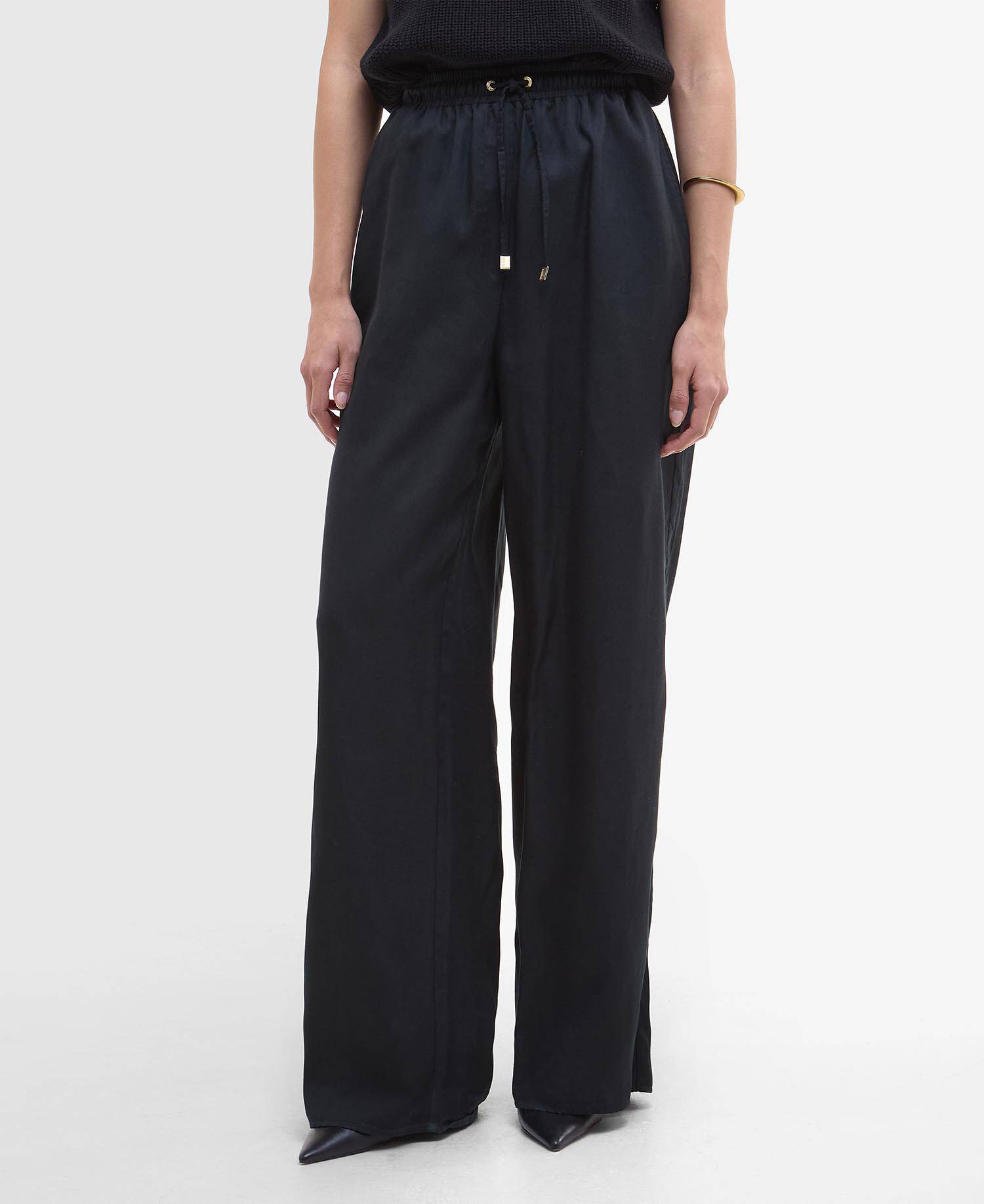 Clara Relaxed Wide-Leg Trousers image number 1